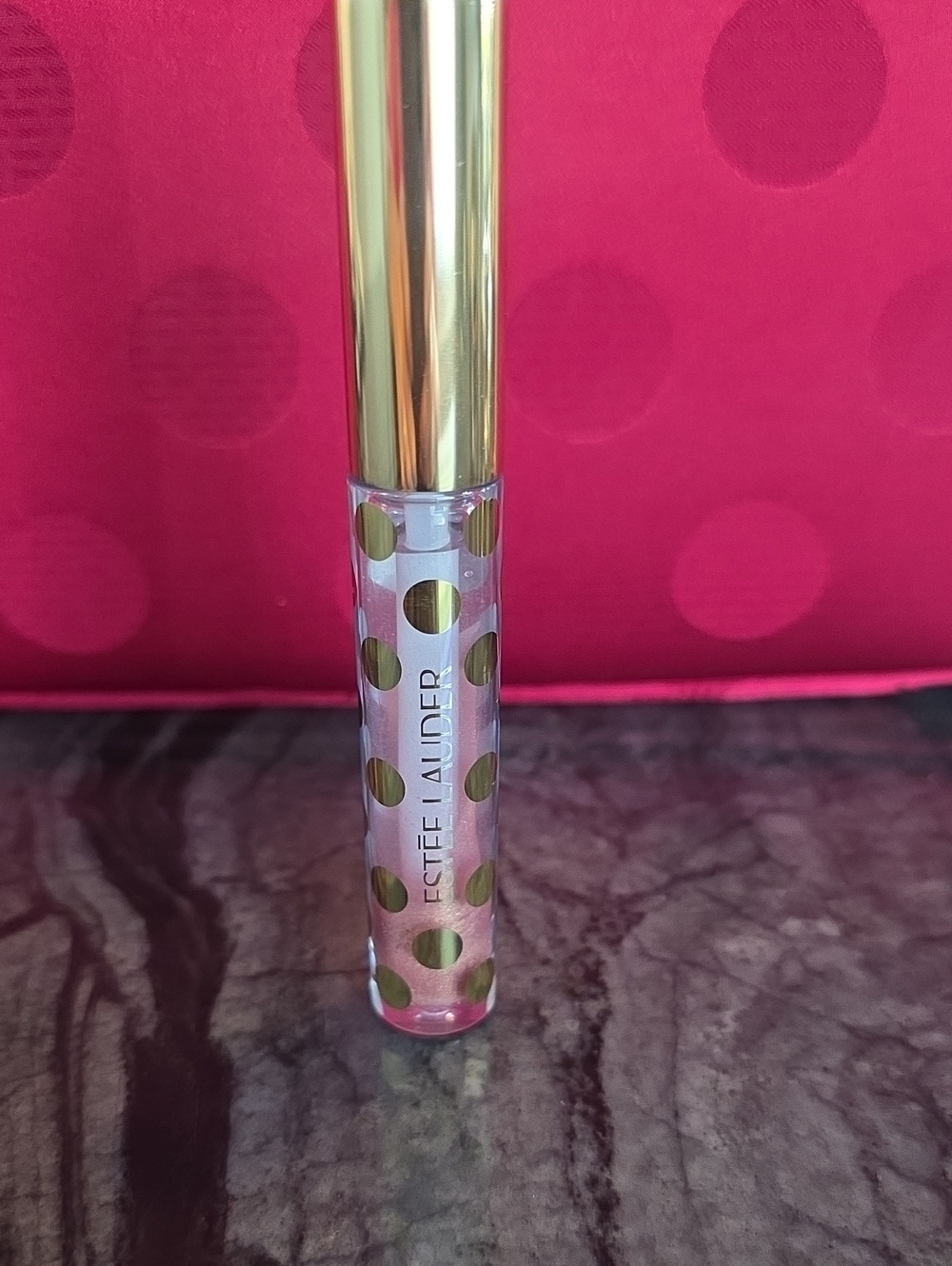 NWT Estee Lauder Iridescent Light Pink Lip Gloss In DAZZLE ME